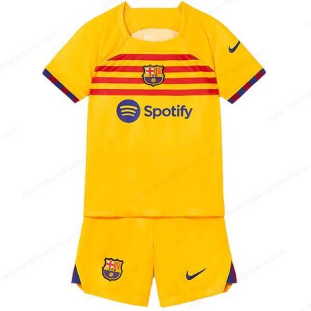 Koszulka Barcelona Fourth Zestaw piłkarski dla dzieci 22/23 – Koszulki Piłkarskie